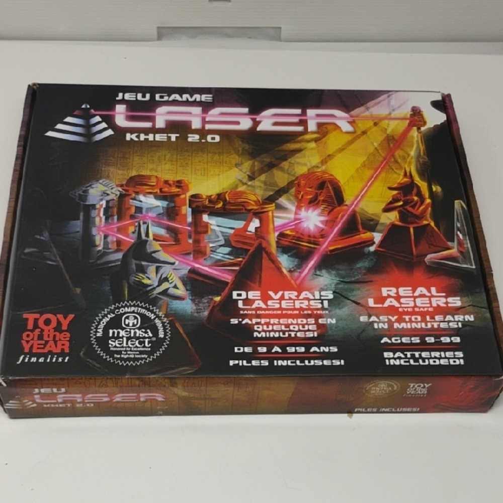 Laser Khet 2.0 Board Game - Red and Black